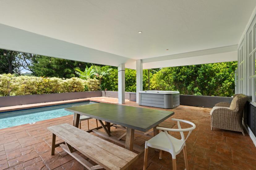 Private pool at Emmalani Pool House Princeville Kauai