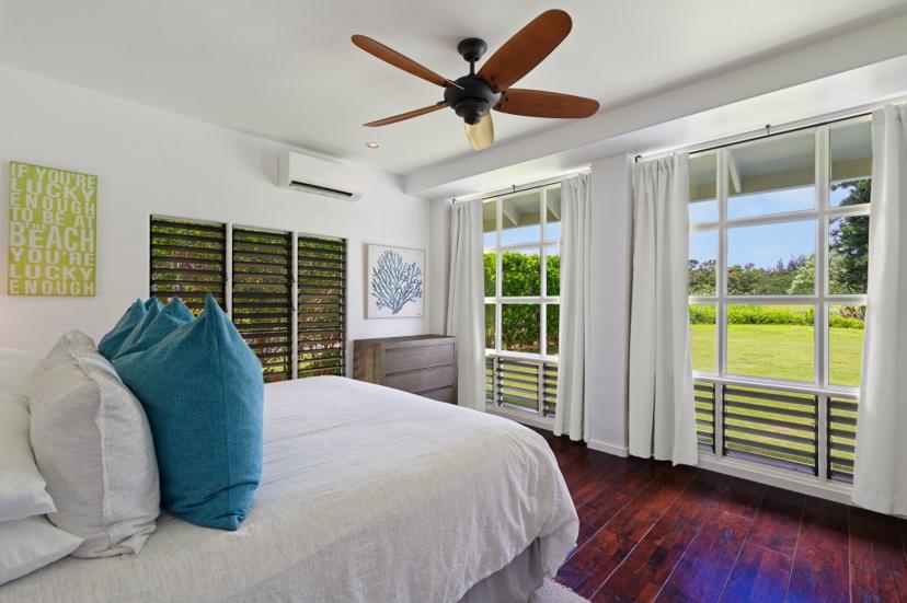 Bedroom alternate view Emmalani Pool House Kauai