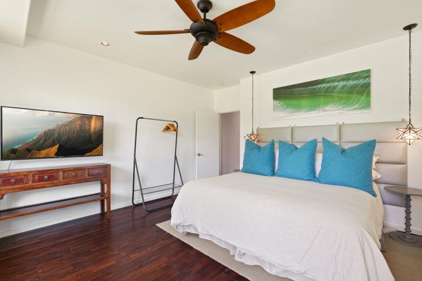 Bedroom Emmalani Pool House North Shore Kauai