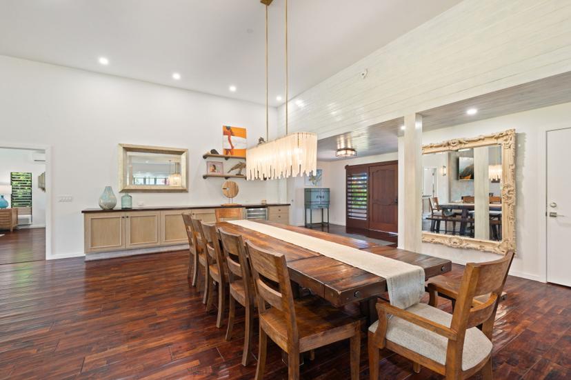 Emmalani Pool House interior Princeville